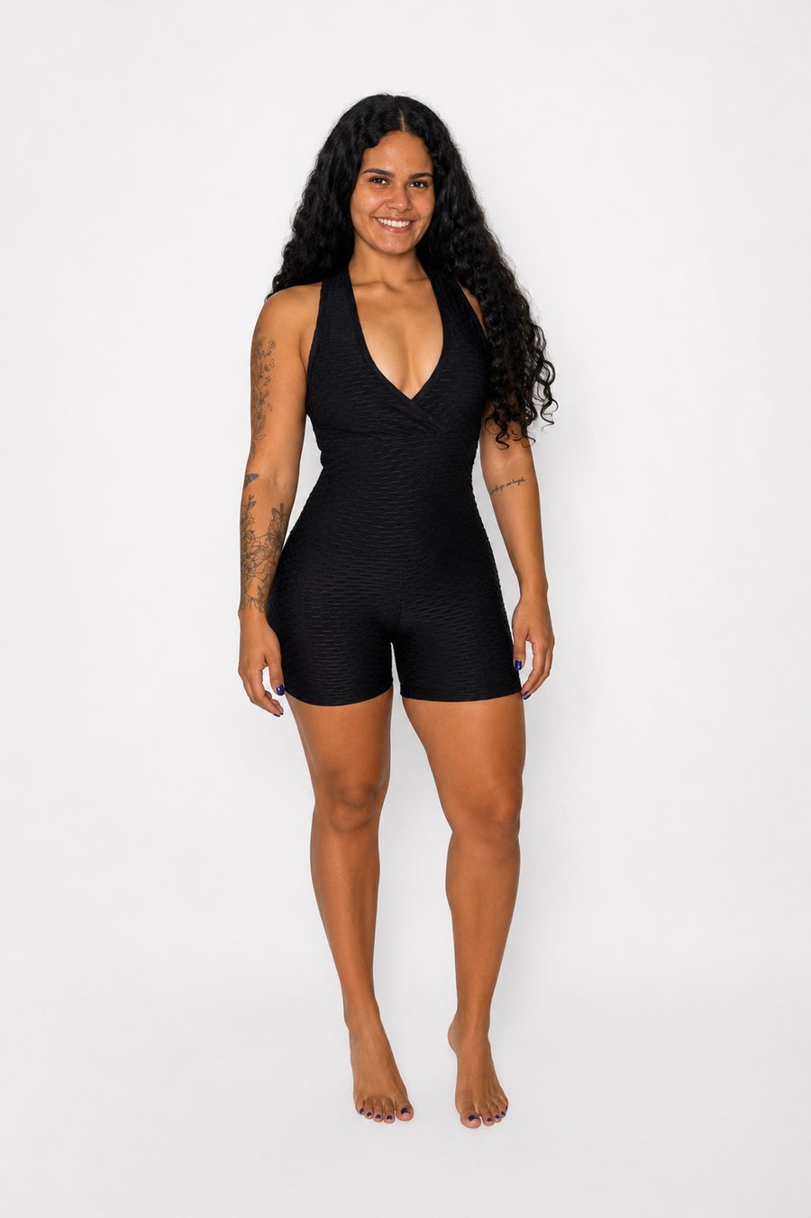 Macacão Bolha Fitness Preto