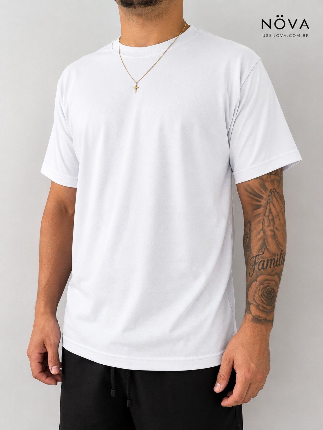 Camiseta Masculina Lisa Premium — foto 3