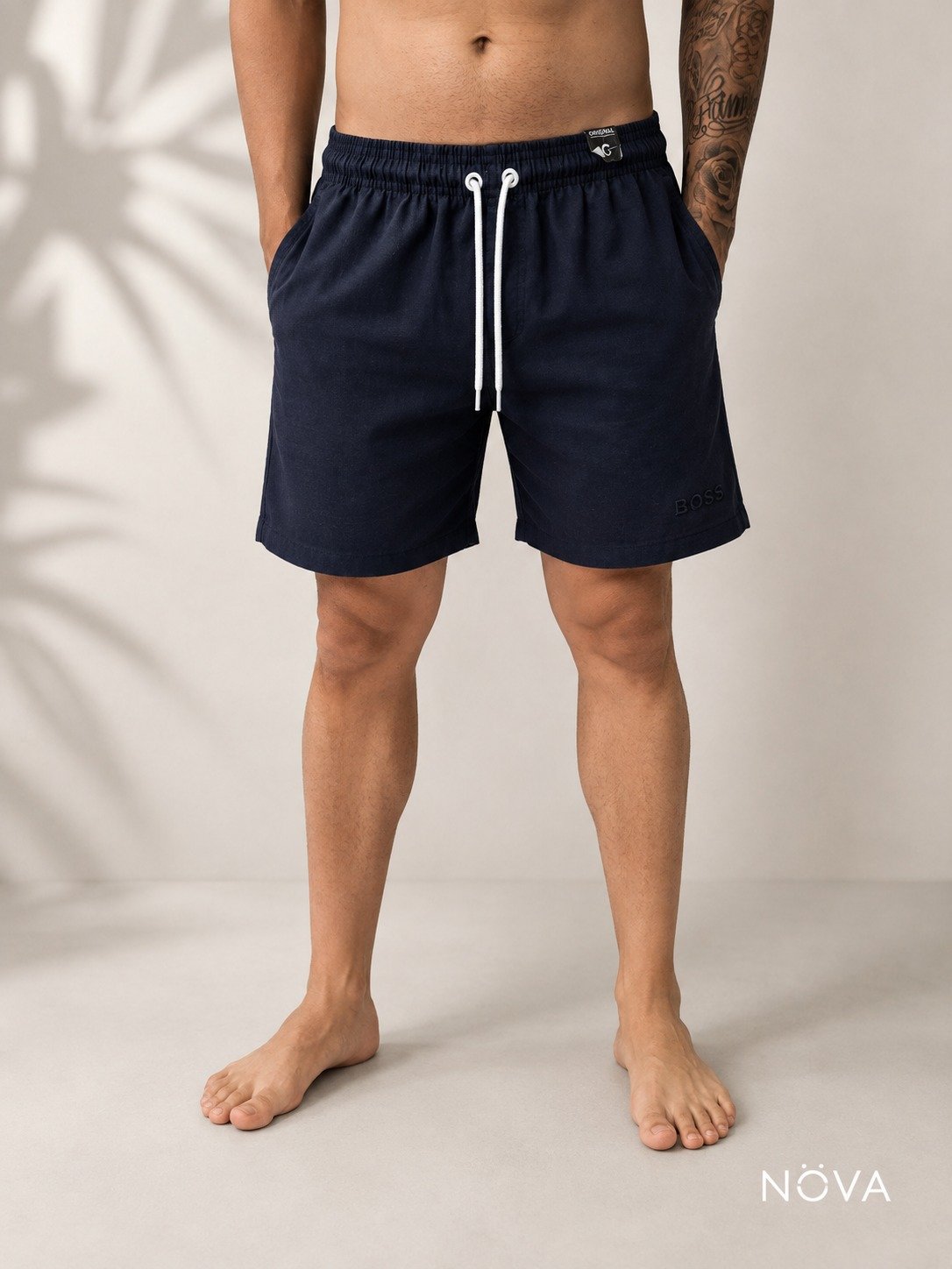Short HUGO BOSS de LINHO — foto 6